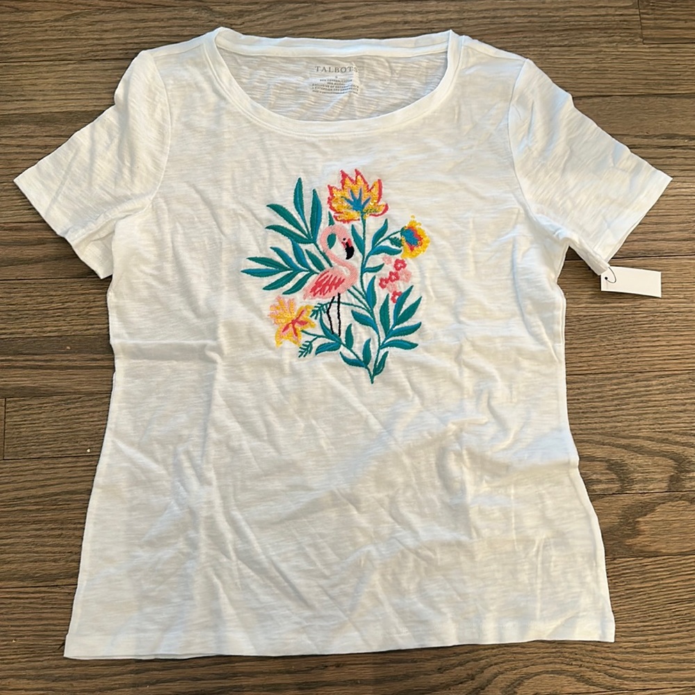 Talbots embroidered shirt